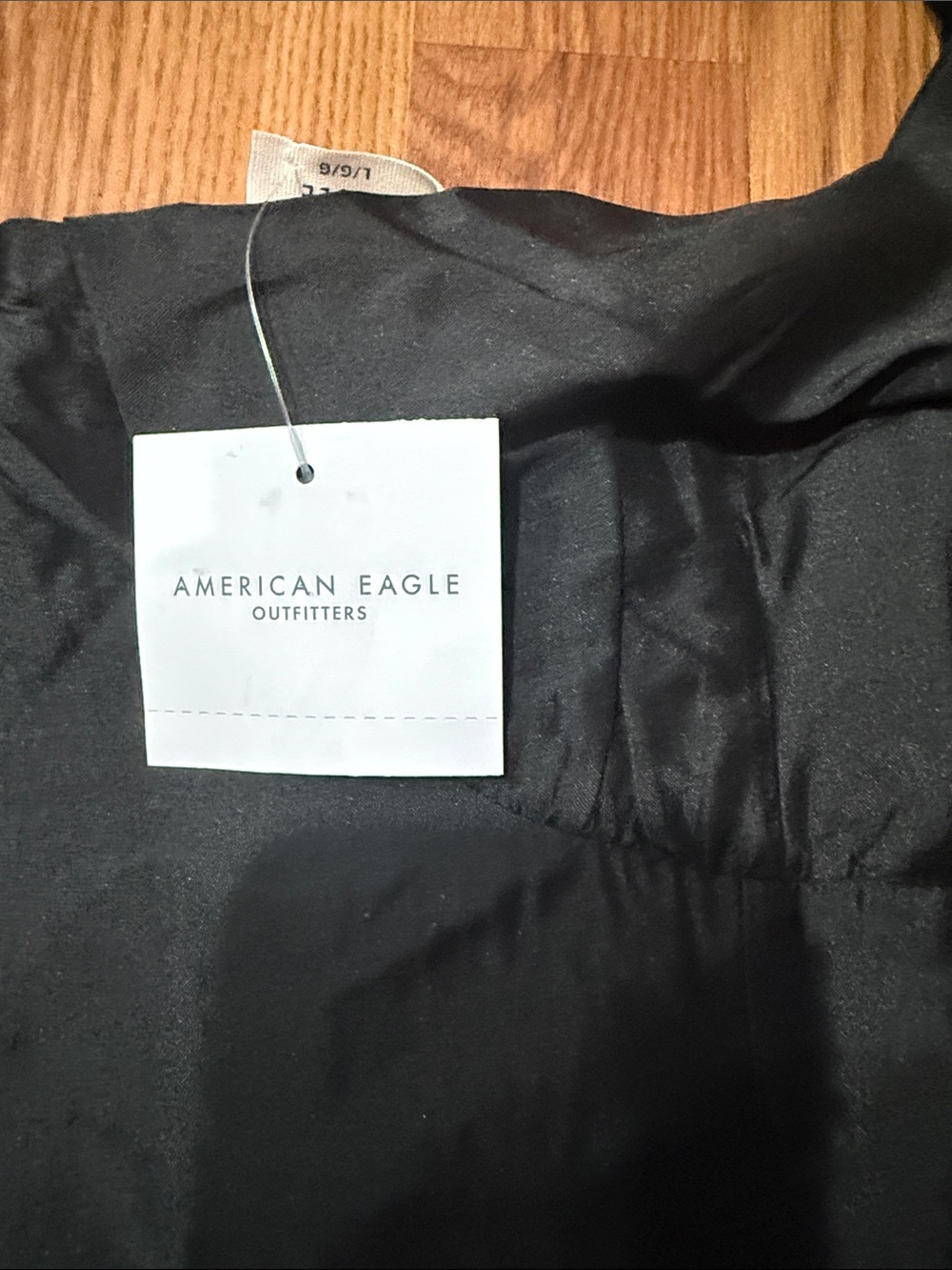 American Eagle Outfitters Black Satin Dress - Picture 2 of 4